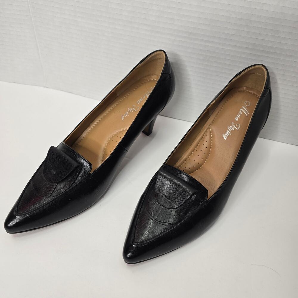 MONA FLYING LEATHER PUMP, SIZE 39, NWOT - Picture 2 of 7